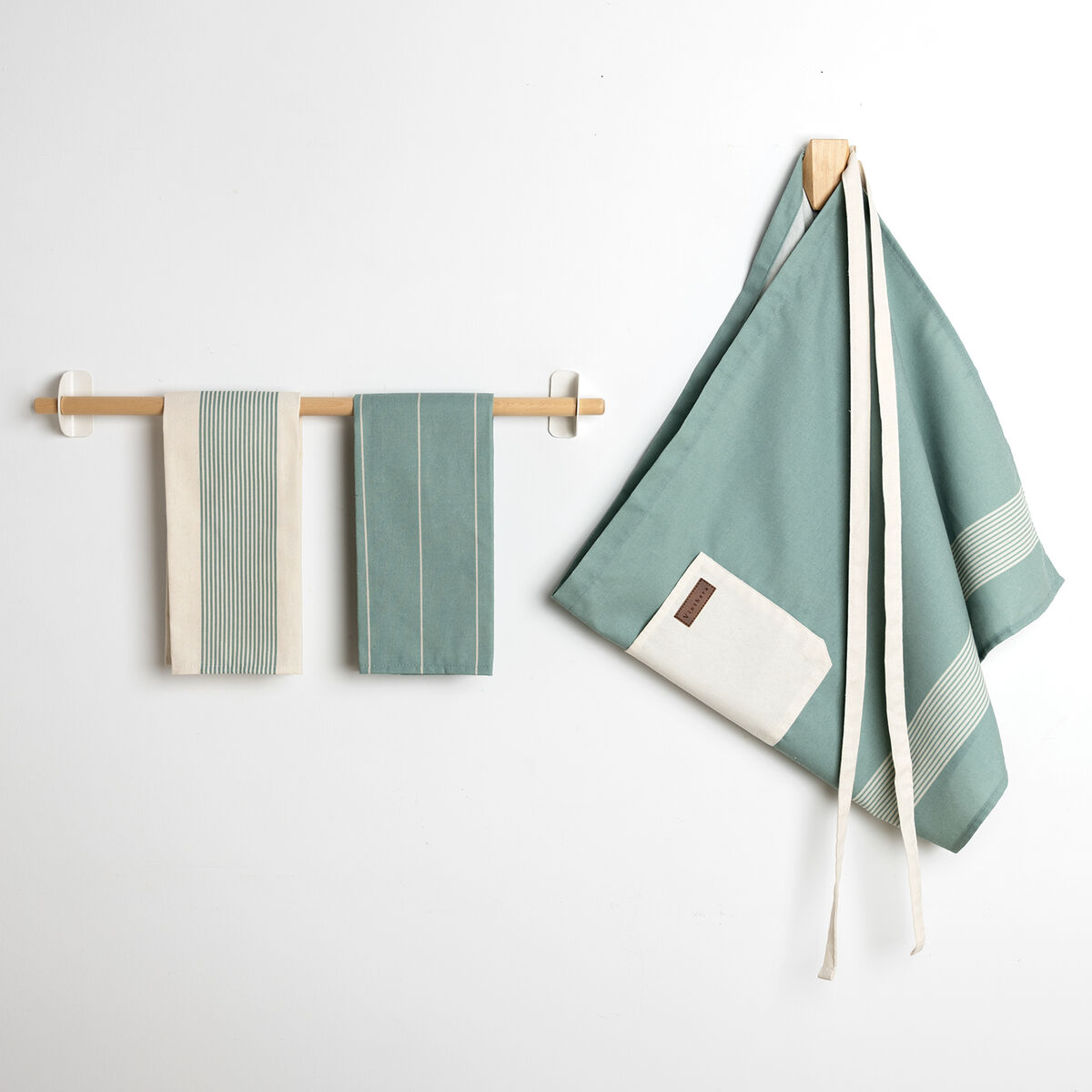 Set da Cucina Vinthera Okapi Due Bicolore 40 x 60 cm 50 x 110 cm 3 Pezzi